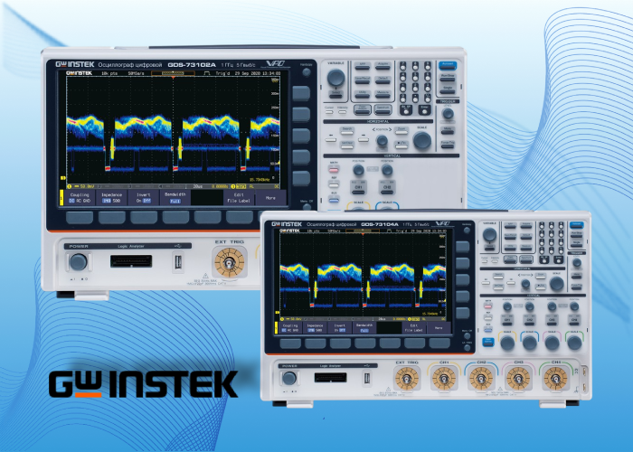 Бюджетные осциллографы GW Instek серий: GDS-73102A и GDS-73104A. С полосой пропускания 1 ГГц