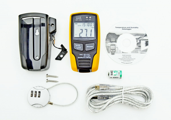 CEM DT-172 Регистратор температуры и влажности, даталоггер купить по низкой цене | МАКСПРОФИТ