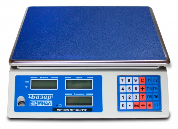 Весы торговые электронные МТ-15-МЖА Базар-2У с поверкой купить по низкой цене | МАКСПРОФИТ Весы торговые электронные МТ-15-МЖА Базар-2У с поверкой купить по низкой цене | МАКСПРОФИТ