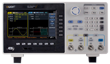 Универсальный DDS-генератор сигналов OWON XDG2060 купить по низкой цене | МАКСПРОФИТ