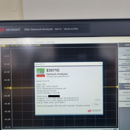 Анализатор цепей Keysight E5071C Ena (демонстрационный) купить по низкой цене | МАКСПРОФИТ