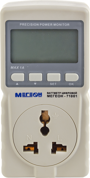 Ваттметр МЕГЕОН 71001 купить по низкой цене | МАКСПРОФИТ Ваттметр МЕГЕОН 71001 купить по низкой цене | МАКСПРОФИТ