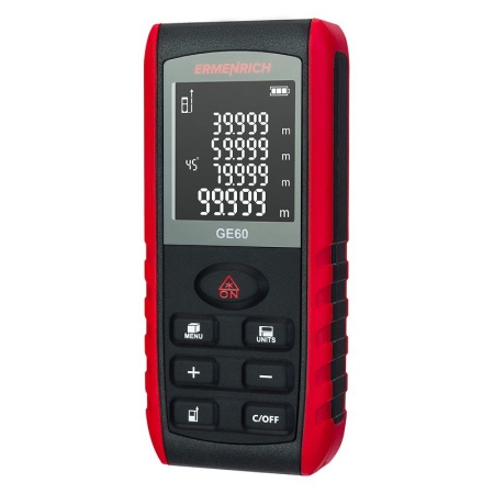 Лазерная рулетка Ermenrich Reel PRO GE60, черный купить по низкой цене | МАКСПРОФИТ