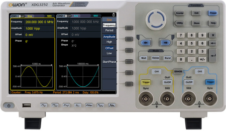 Универсальный DDS-генератор сигналов OWON XDG3082 купить по низкой цене | МАКСПРОФИТ