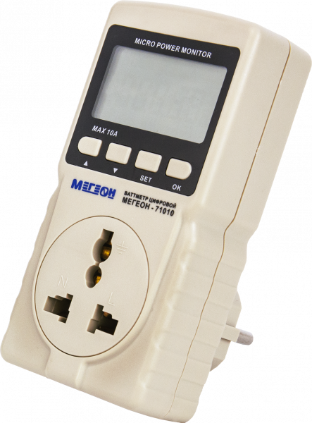 Ваттметр МЕГЕОН 71010 купить по низкой цене | МАКСПРОФИТ Ваттметр МЕГЕОН 71010 купить по низкой цене | МАКСПРОФИТ