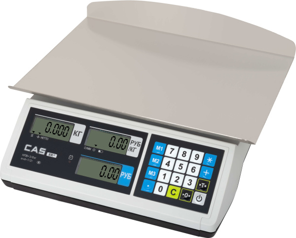 Весы CAS ER JR-15CB купить по низкой цене | МАКСПРОФИТ