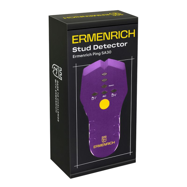 Детектор проводки Ermenrich Ping SA30, фиолетовый купить по низкой цене | МАКСПРОФИТ Детектор проводки Ermenrich Ping SA30, фиолетовый купить по низкой цене | МАКСПРОФИТ